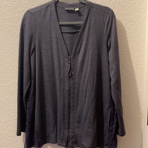 Logo Lounge Cardigan with lace - Picture 2 of 8